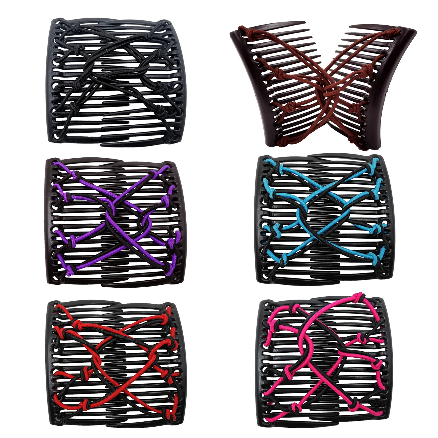 

Винтажная креативная Волшебная расческа для волос, эластичная резинка, заколка для волос с диском для женщин, головной убор, расческа для волос, заколка для волос, модные аксессуары для волос