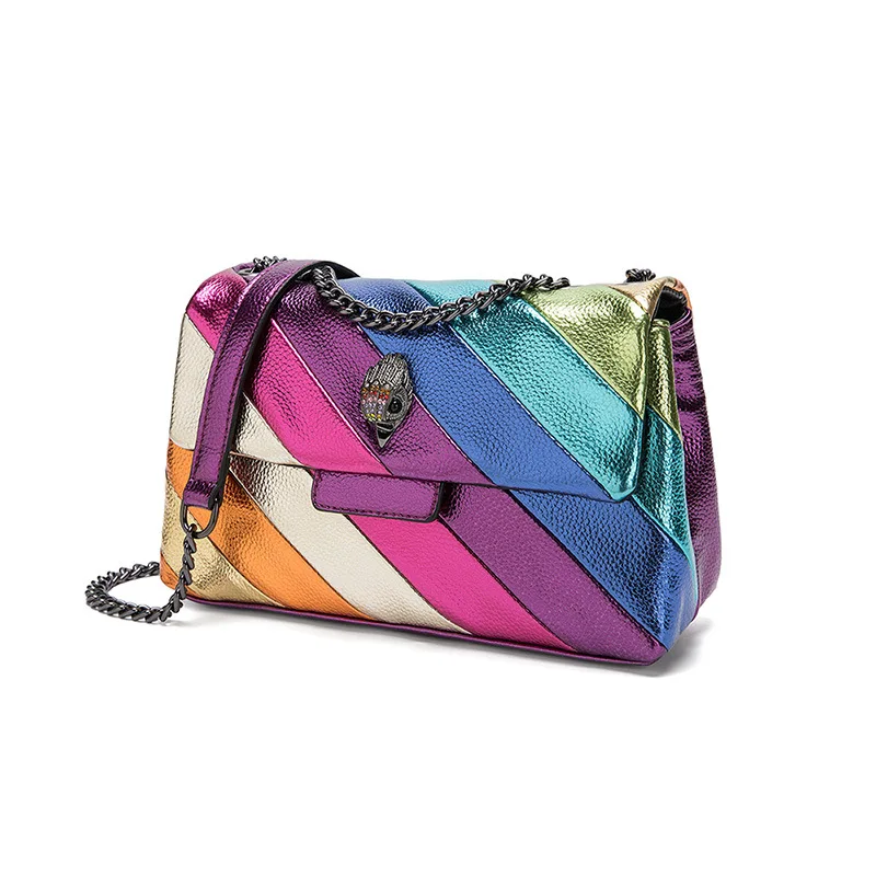 

Leather Shoulder Kurt Geiger Women's Purses Mini Crossbody Bag Chain Cross with Beautiful Retro Girl Bag Multi Color Bolsas