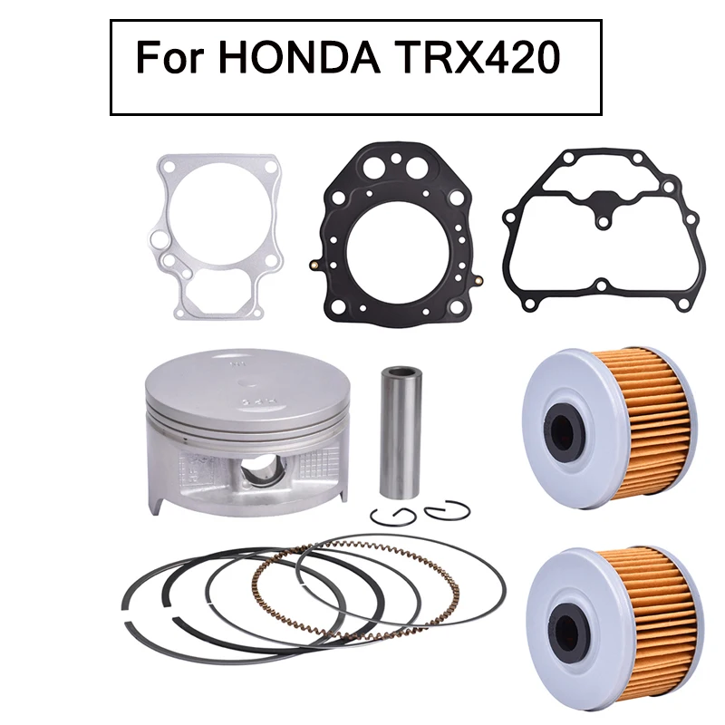 Motorrad-Motor-Zylinderkopfdichtung oder Kolbenringsatz oder Ölfilter für HONDA TRX 420 TRX 420 TR-X420 TRX420X-Kombinationen – Detail 3