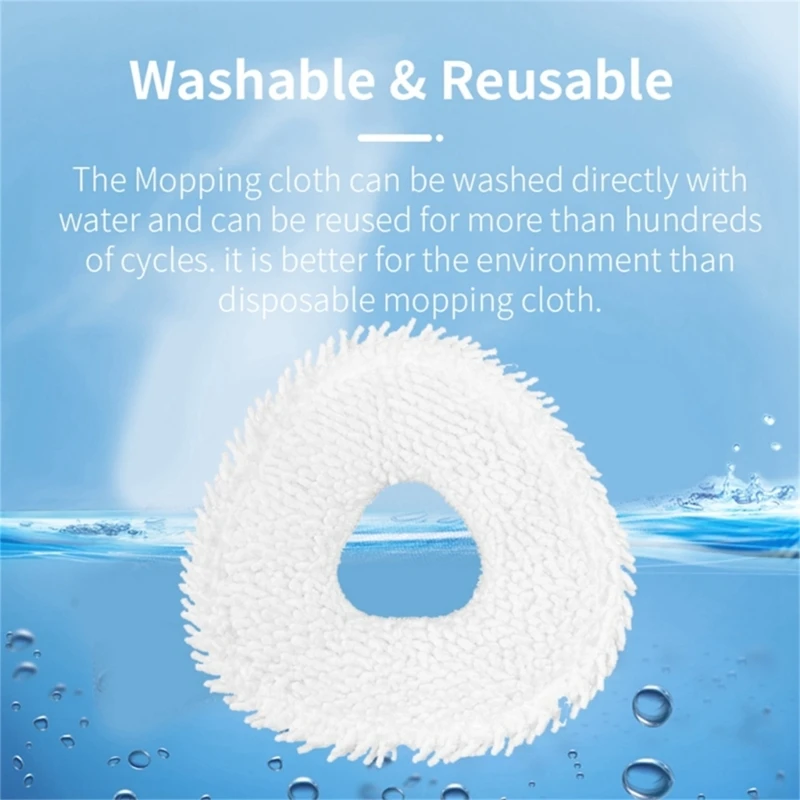 

For NARWAL-J3 Versatile Self Mop Clean Robot Roller Main Brushes Mop Cloths Rag Hepa Filter Spare Part Accessory