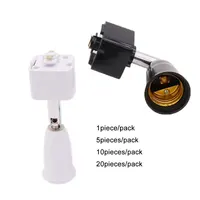 Black White Adjustable E27 Ceiling Track Lights Dimmable LED Track Lighting Fixture for Accent Task Wall Art Exhibition Lighting 1