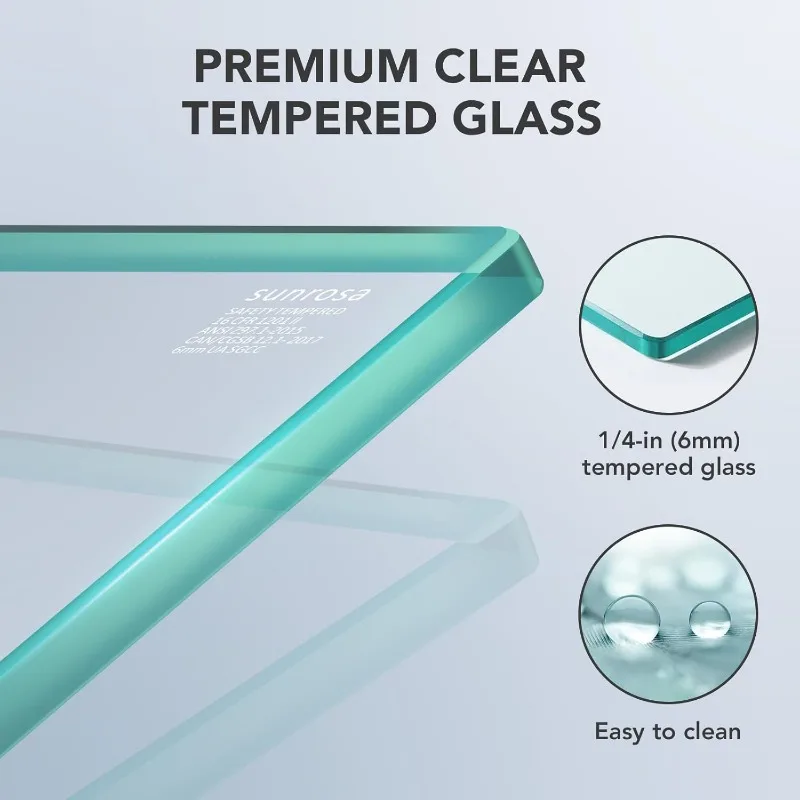 Framed Tub Shower Door, Single Sliding Shower Door with Handle, Tub Shower Door with Tempered Glass, Tub Glass Shower Door 5