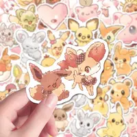 80pcs Pokemon Anime Stickers Pikachu Laptop Skateboard Scrapbook Suitcase Bike Kawaii Sticker Guitar Phone Cartoon Kid Gift Toys 5