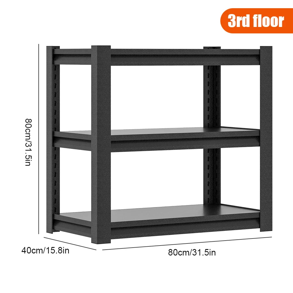 Estantería de almacenamiento de pie de 5/4/3 niveles, organizador resistente, estante de Metal para cocina, sala de estar, almacén, soporte de flores
