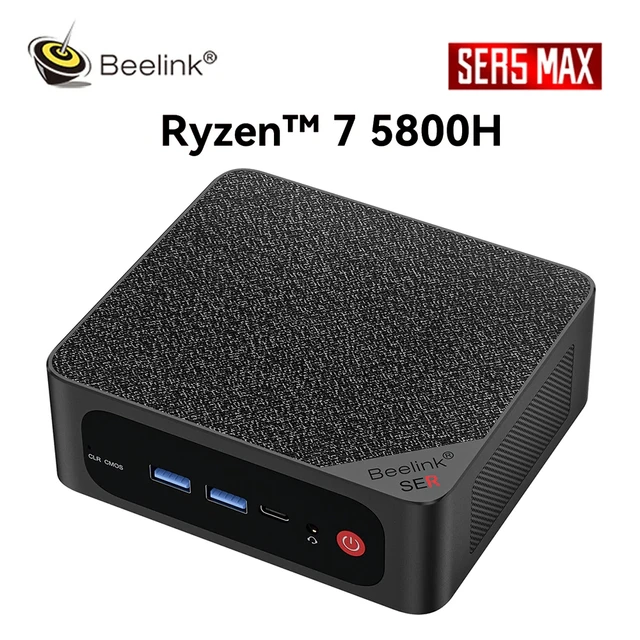 Beelink SER5 MAX 5800H Mini PC AMD Ryzen 5 5560U DDR4 16GB 32GB SSD 500GB  1T Support WiFi6 Dual HD 1000M Desktop Mini Computer - AliExpress