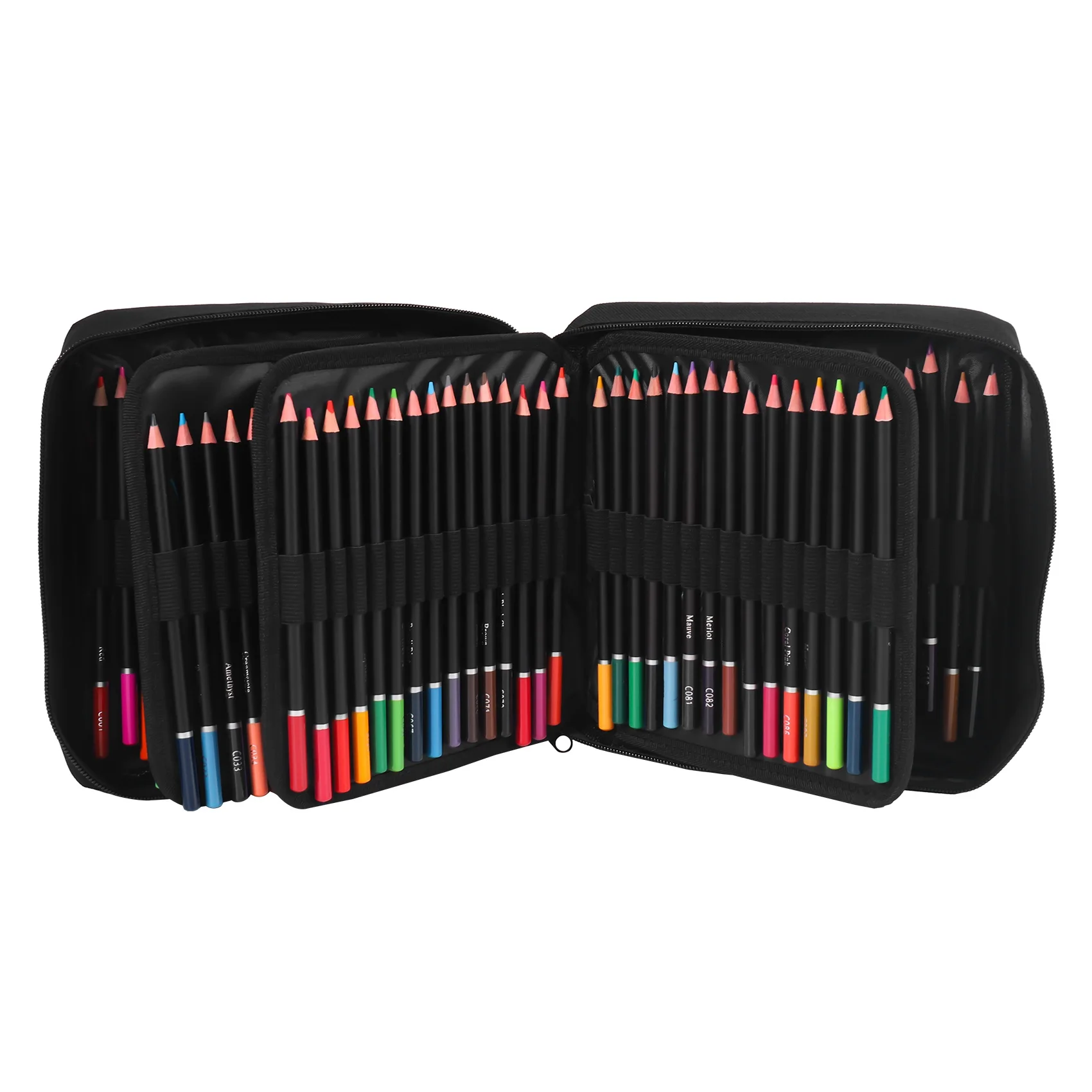 

Colouring Pencils Set of 120 Colors with Zipper Case for Artist Beginner, Numbered Pencil for Professional Drawing