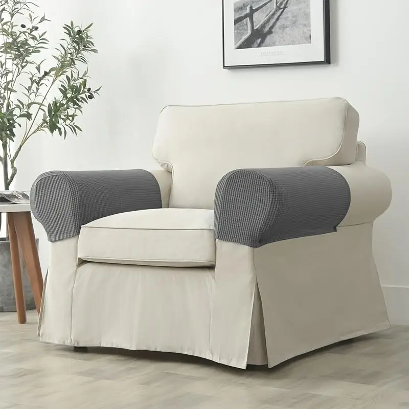 2PCS/Set Sofa Cover Elastic Jacquard Armchair Couch Non Slip Corner Case