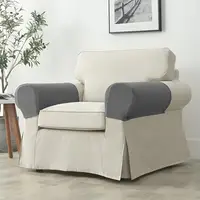 2PCS/Set Sofa Armrest Cover For Living Room Elastic Jacquard Armchair Cover Couch Case Non Slip Sofa Slipcover Corner Case Decor 2