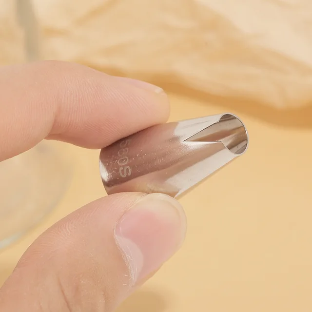 580 -As Évek# Cake Krém Fúvóka Virágszirom Jegesedés Csővezetékek Torta Cupcake Díszítő Tészta Szerszám Rozsdamentes Acél Desszert Dekoráció - Image 4