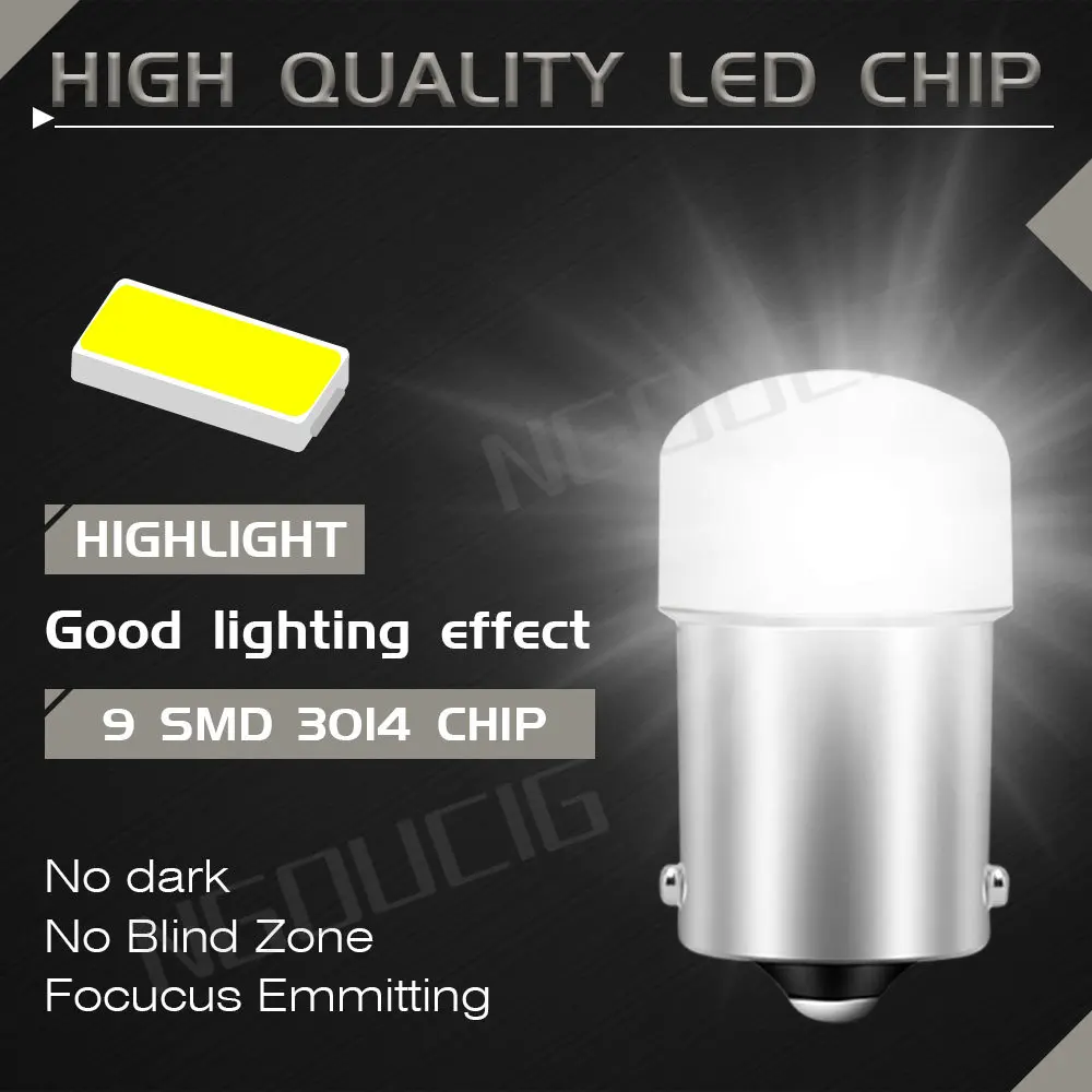 NGOUCIG 2PCS 24V 12V BA15S BAY15D Ʈκ ÷ 1156  1157 P21W P21/5W Led  R5W 극ũ  Ʈ ȣ  ڵ 