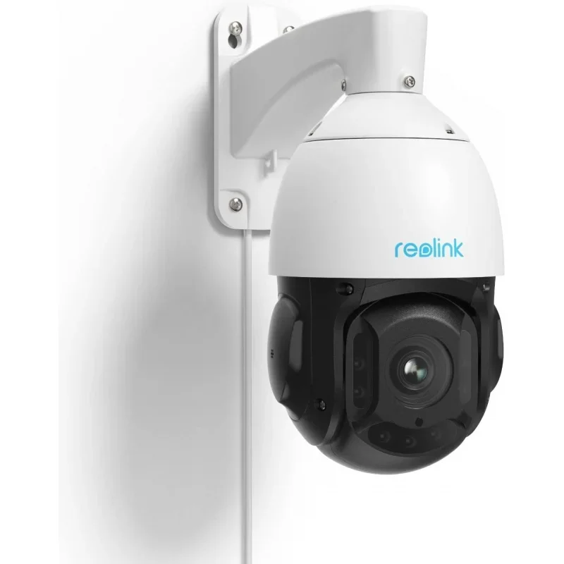 

Камера Безопасности REOLINK 4K PTZ, камера с поворотом на 360 градусов и 16-кратным оптическим зумом, для наружного видеонаблюдения
