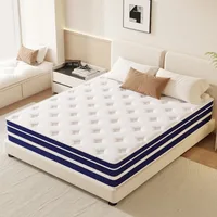 12 inch Queen Mattress, Memory Foam & Spring Hybrid Medium Comfort Queen Size in a Box,Adult 2