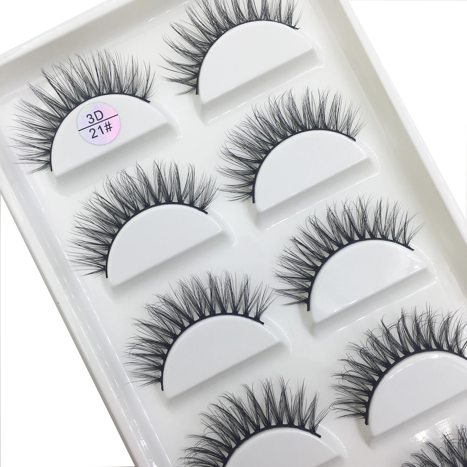 15 Style 5 Pairs 3D Eyelashes Natural False Eye Lashes Thick Faux Mink Lashes Soft Fake Eyelash Wispy Makeup Cilios 4