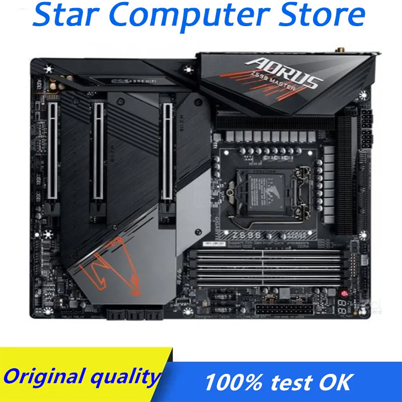 Материнская плата DDR4 для ПК Gigabyte GA Z590 AORUS MASTER LGA 1200 USB3.0 SATA3 M.2 SSD |