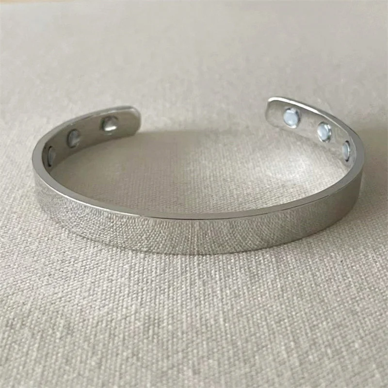 Magnetic Bracelet Magnetic Adjustable Cuff Bracelet Healing Bio Therapy Arthritis Pain Relief Bangle Unisex Fashion Accessories Bracelets Jewelry