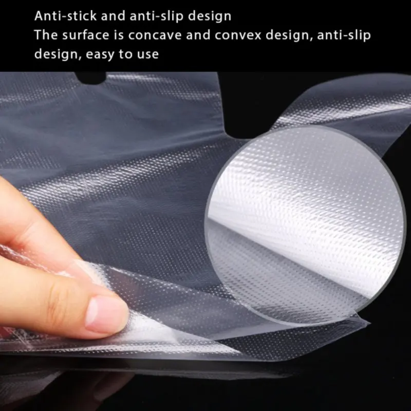 50/100pcs Clear Disposable Gloves Food Grade Plastic Gloves Latex Free Food Prep Safe For Cooking Cleaning BBQ Kitchen ^^