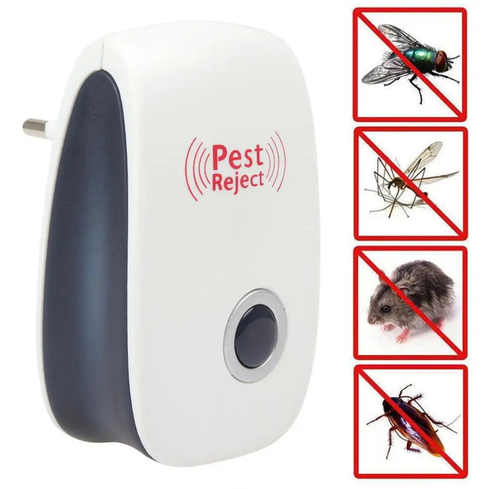 Ultrasonic Pest Reject Repeller Pest Control Electronic Anti Rodent Insect Repellent Mole Mouse Cockroach Mice Mosquito Killer