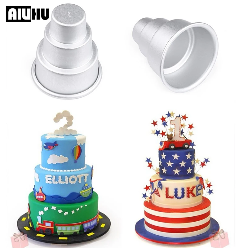 Mini Multi-tier Cake Mold Aluminum Tools Max 84% OFF Cu Baking Alloy Nippon regular agency Pudding