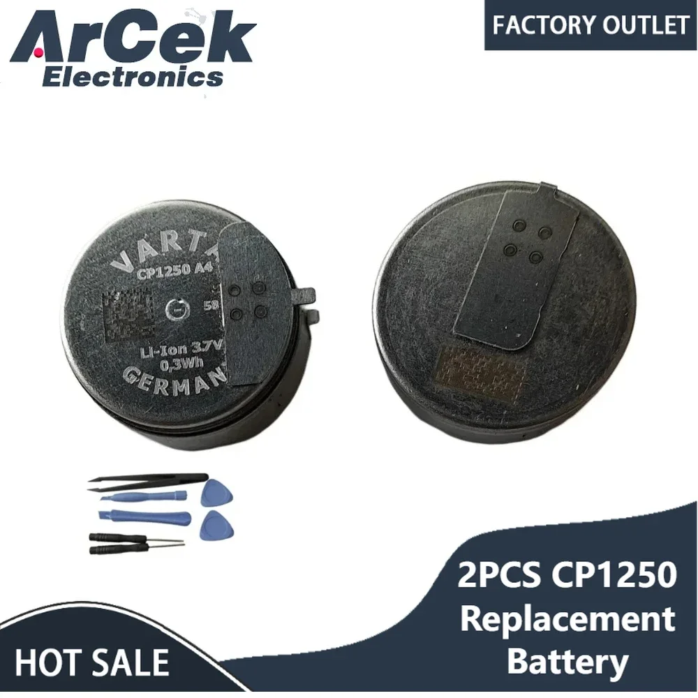 2 stuks HIGHAKKU reservebatterijen Z55 compatibel met WF
