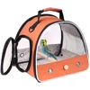 Small Pet Backpack Portable Travel Backpack Side Window Foldable Outdoor Rat Rabbit Parakeet Bird Carrier Bag 2