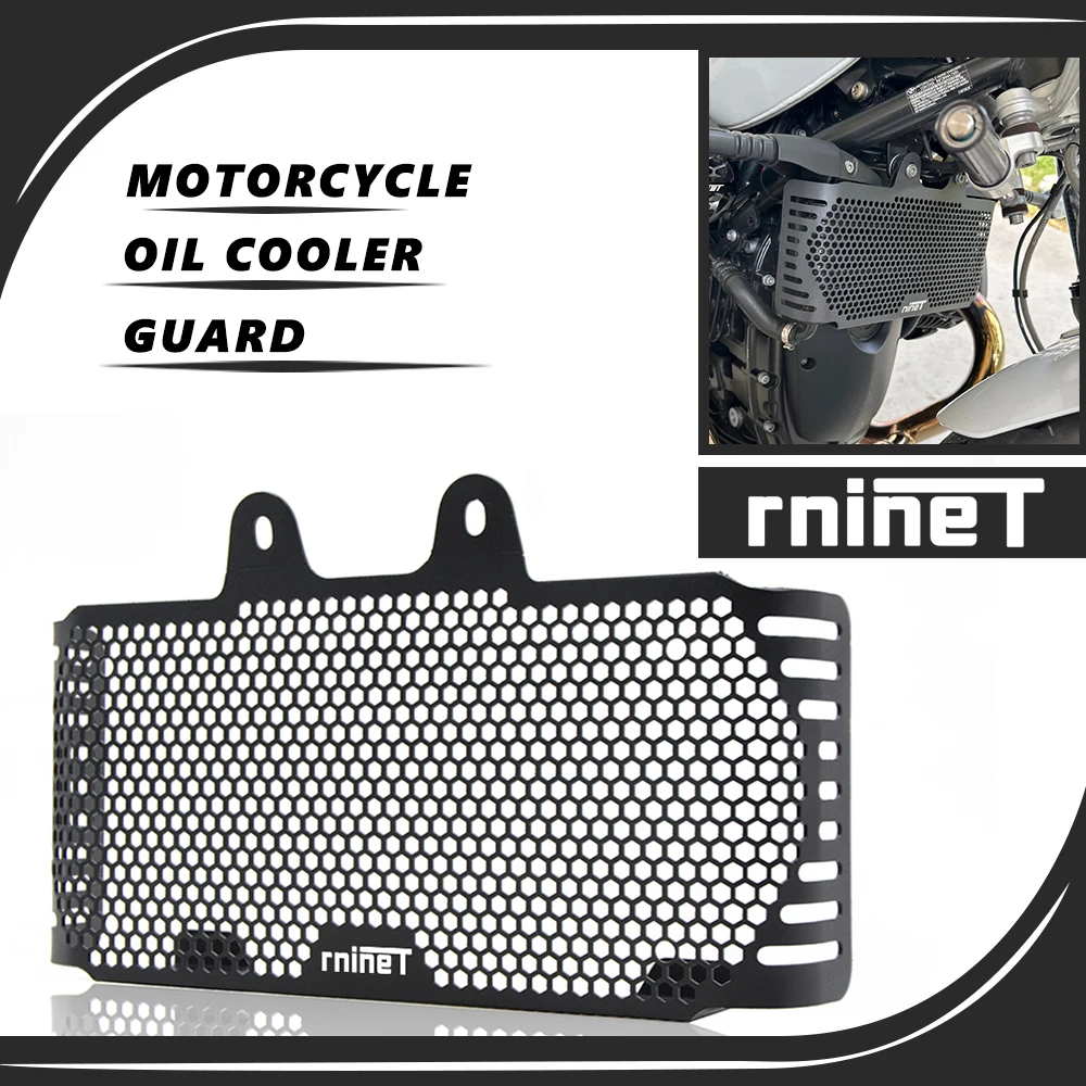 

For BMW R Nine T Pure Racer Scrambler R9T 2014-2021 2020 2019 Motorcycle Radiator Grill Cover Protector RnineT Oil Cooler Guard