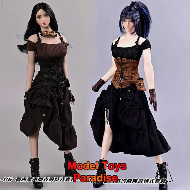 SA Toys SA012 1/6 Women Soldier Vintage Steam Punk Gothic Clothes