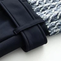 2026 Spring New Arrival Fashion Trendy Quilted Patchwork Belted Ski Padded Jumpsuit - Image 6