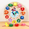 Montessori Wooden Toys for Boy Girl Gift Baby Development Games Penguin Duck Shape Wood Puzzle for Kids Educational Learning Toy 5