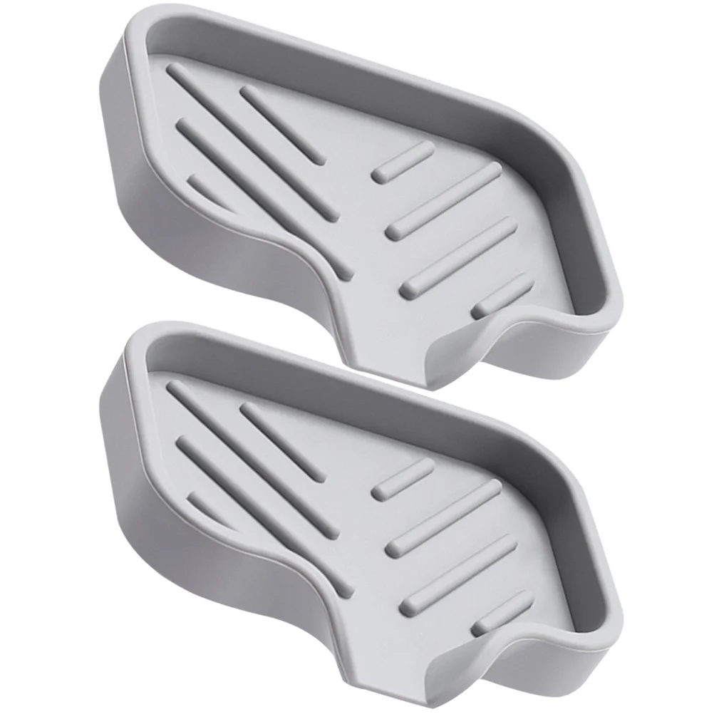 

Kitchen Countertop Household Shower Soap Holder Soap Dish Soap Storage Containers Bathroom Soap Holder Silicone Soap Trays