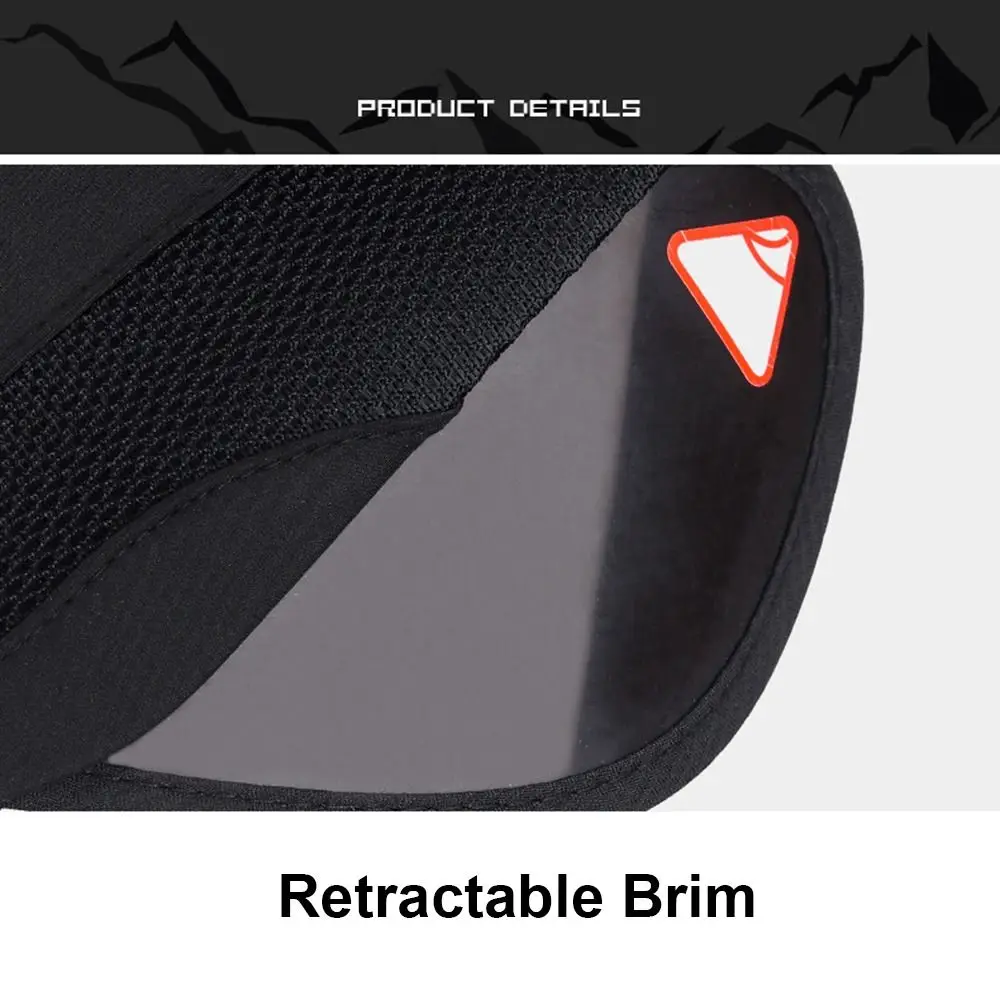 Empty Top Empty Top Sun Visor Hat Casual Retractable Brim Summer Golf Hat Quick Dry Sunshade Baseball Cap Tennis 5