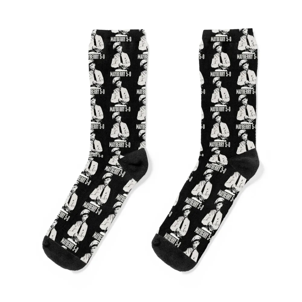 

Andy Griffith Show T-ShirtBarney Fife - Mayberry 5-0 Socks sport new year loose ankle Mens Socks Women's
