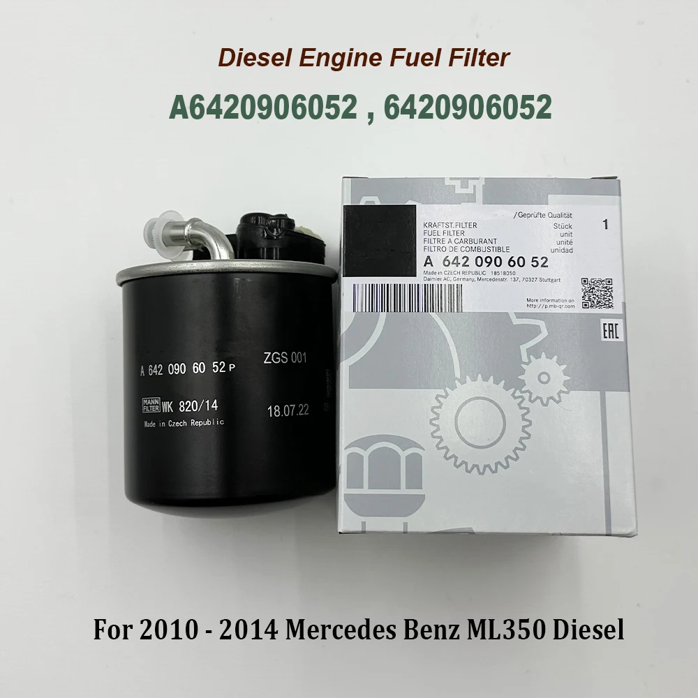 

New A6420906052 Fuel Filter 6420906052 A6420903152 For Benzz C350 CLS350 E350 GL350 Sprinter 2500 3500 OM651 OM642 WK820/14