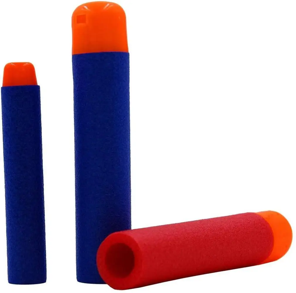 30 pçs 9.5x1.8cm vermelho sniper rifle balas dardos para nerf mega