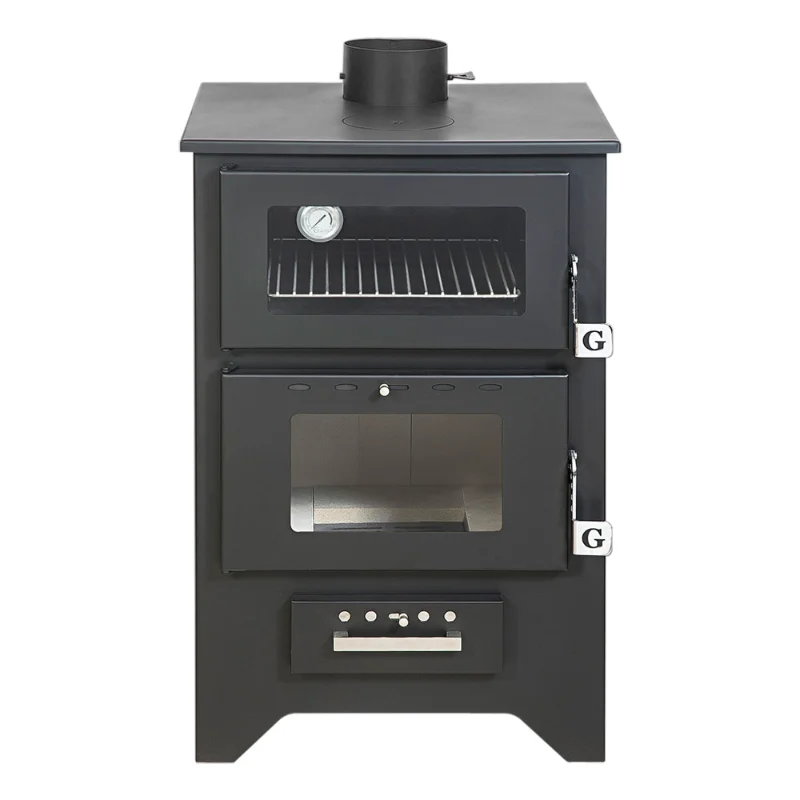 

14,8 kW Quality Wood Burning cooking Stove with Oven | 80% Efficiency