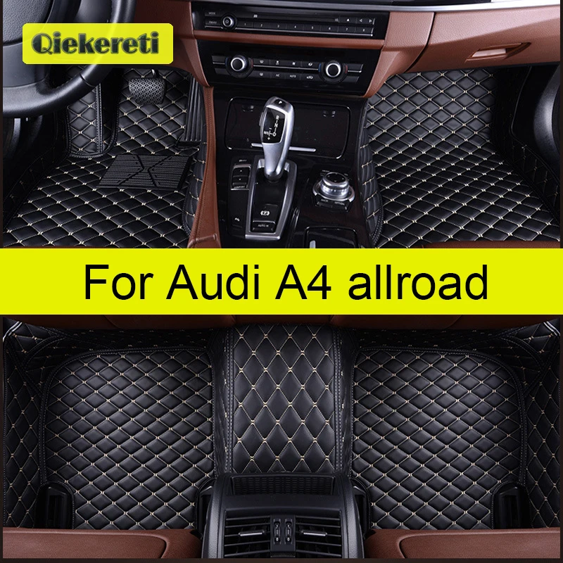 Qiekereti Car Floor Mats For Audi A4 Allroad Avant B8 B9 Foot Coche