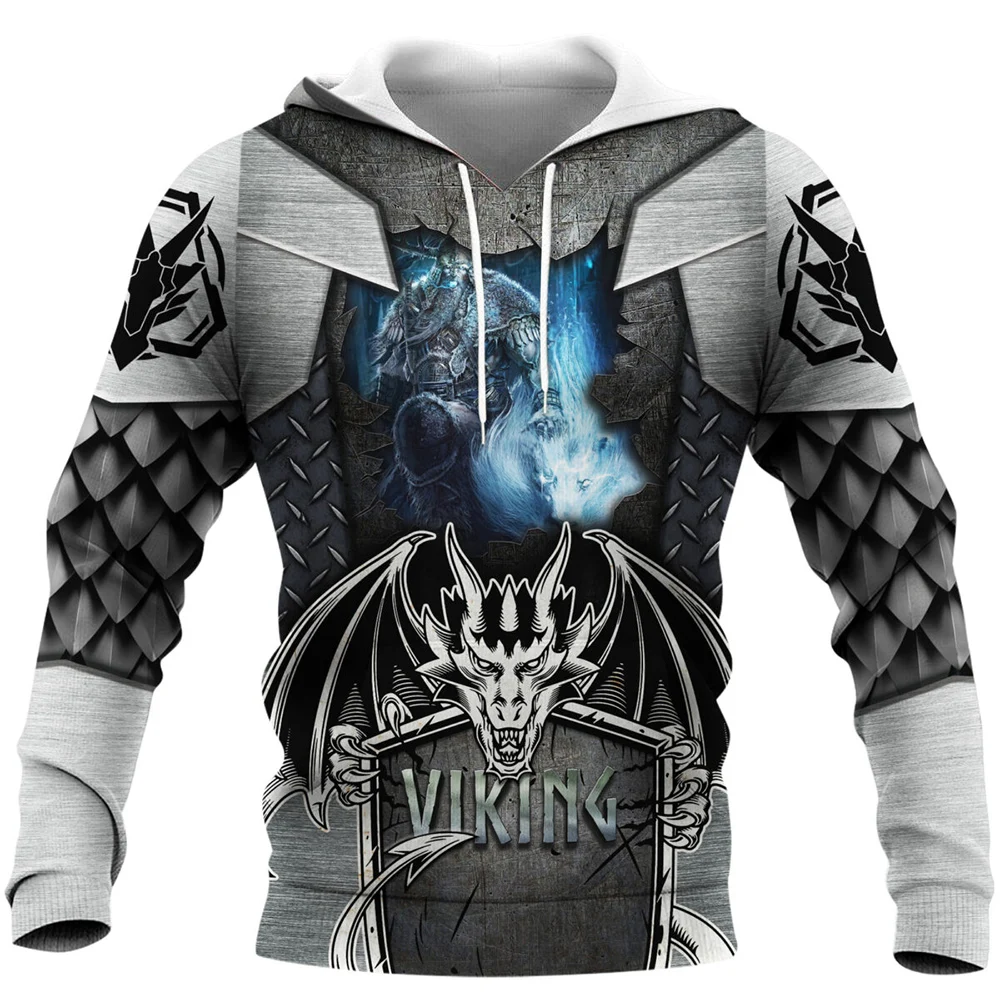 

CLOOCL Viking Warrior Tattoo 3D Printed Deluxe Hoodie Harajuku Men Sweatshirt Unisex Casual Jacket Pullover Sudadera Hombre