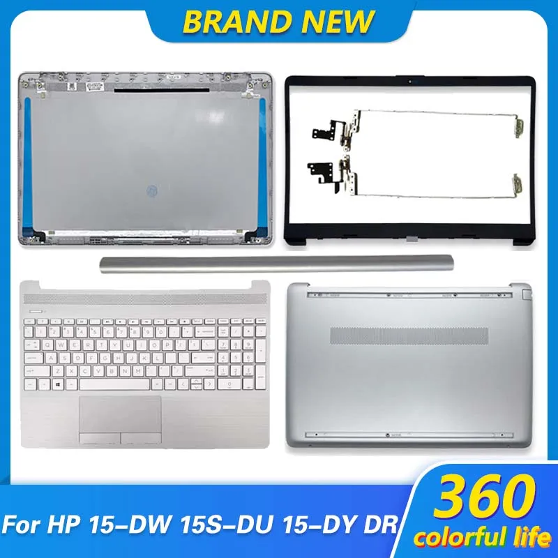 For HP 15-DW 15S-DU 15S-DR 15DW Bottom Case Base D Cover Enclosure  L52007-001 US