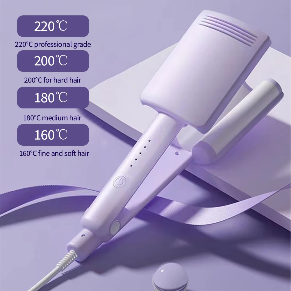 Description Picture 4 of itemAutomatic Hair Curler Three Barrel Ceramic Curling Iron Hair Deep Wavy Roll Wand LCD Electric Splint Fast Curling Hair Tools
