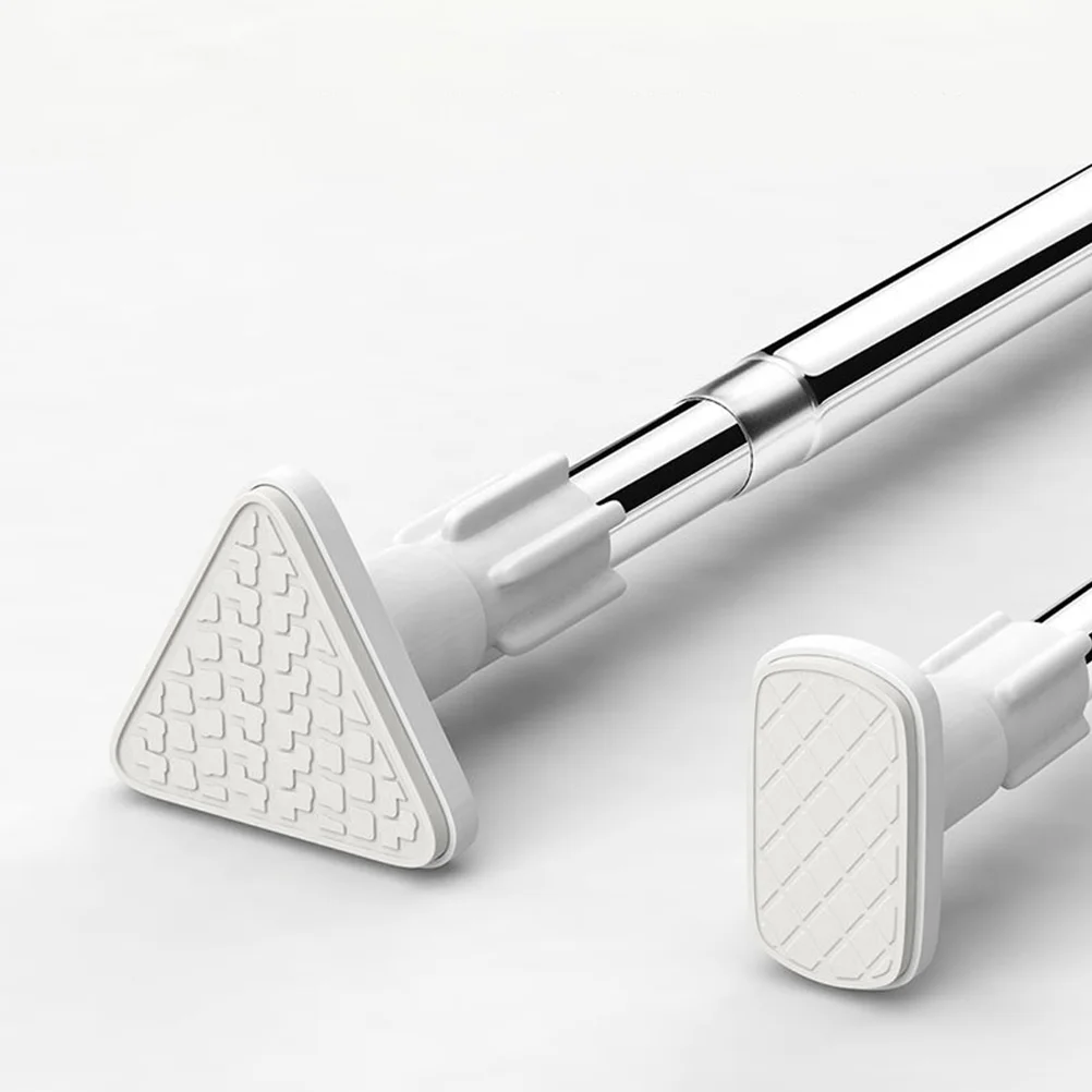 

Stick on Extendable Curtain Rod Temporary No Drilling Door Window French Tie for Small Stainless Steel Rods Curtains