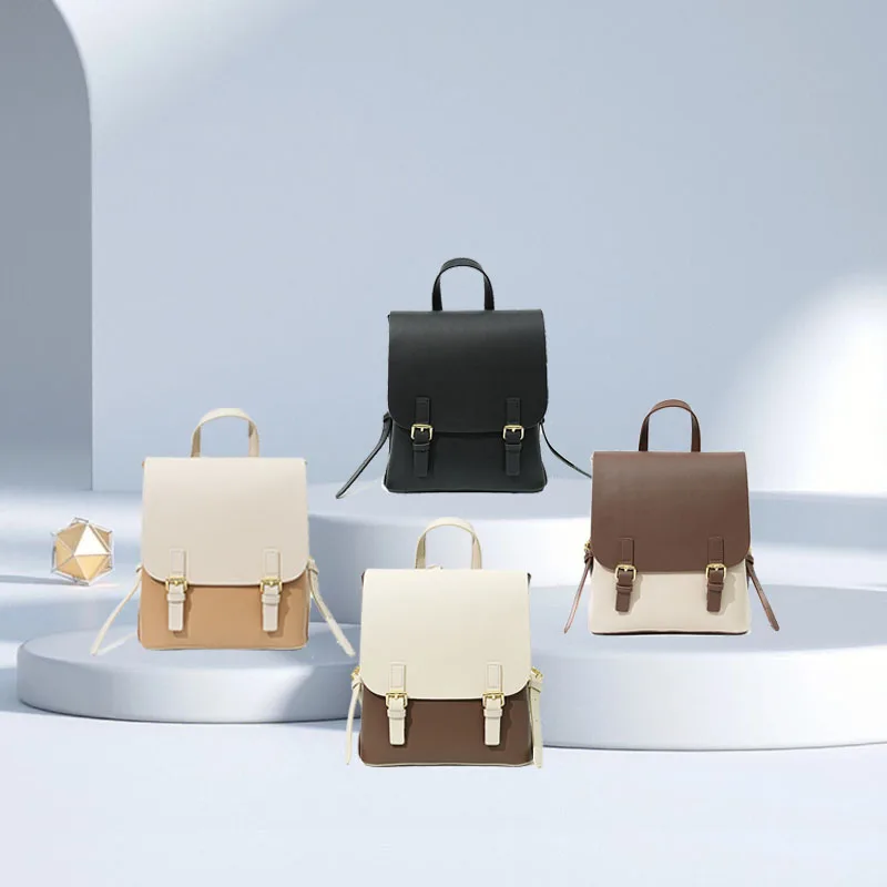 Luxury leather high sense commuter large capacity women's shoulder bag casual ins wind light girls' shoulder bag.