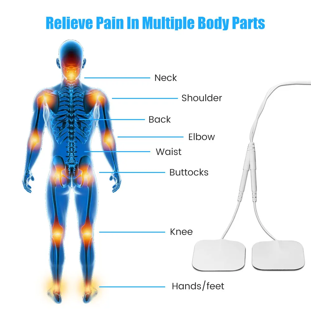 15 Modes EMS Electric Muscle Stimulator 20 Levels TENS Physiotherapy Pulse Full Body Massager Machine Pain Relief + Meridian Pen 2