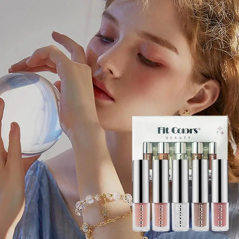 

Liquid Eyeshadow Matte Waterproof Pearlescent Shiny Eye Shadow High Pigmented Cream Eye Shadow Stick Long Lasting Eye Makeup