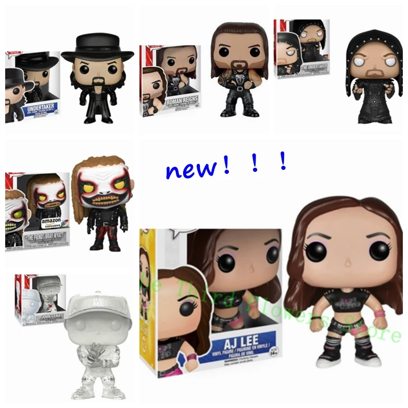Экшн-фигурки Funko pop WWE коллекционная игрушка для детей № 12 AJ гробовщик 08 #69 # THE FIEND