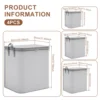4Pcs Foldable Storage Bags Portable Large Capacity Comforter Storage Bins with Handles & Zipper for House-Moving Traveling Daily 4