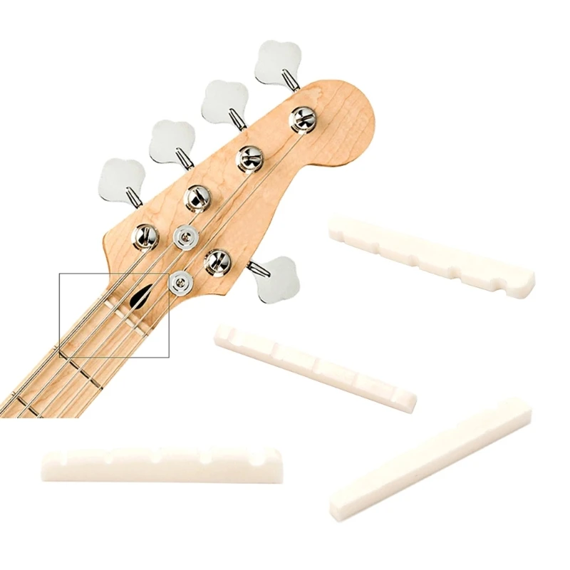 Durable5StringBassNutReplacementFlatBottomElectricGuitarBass