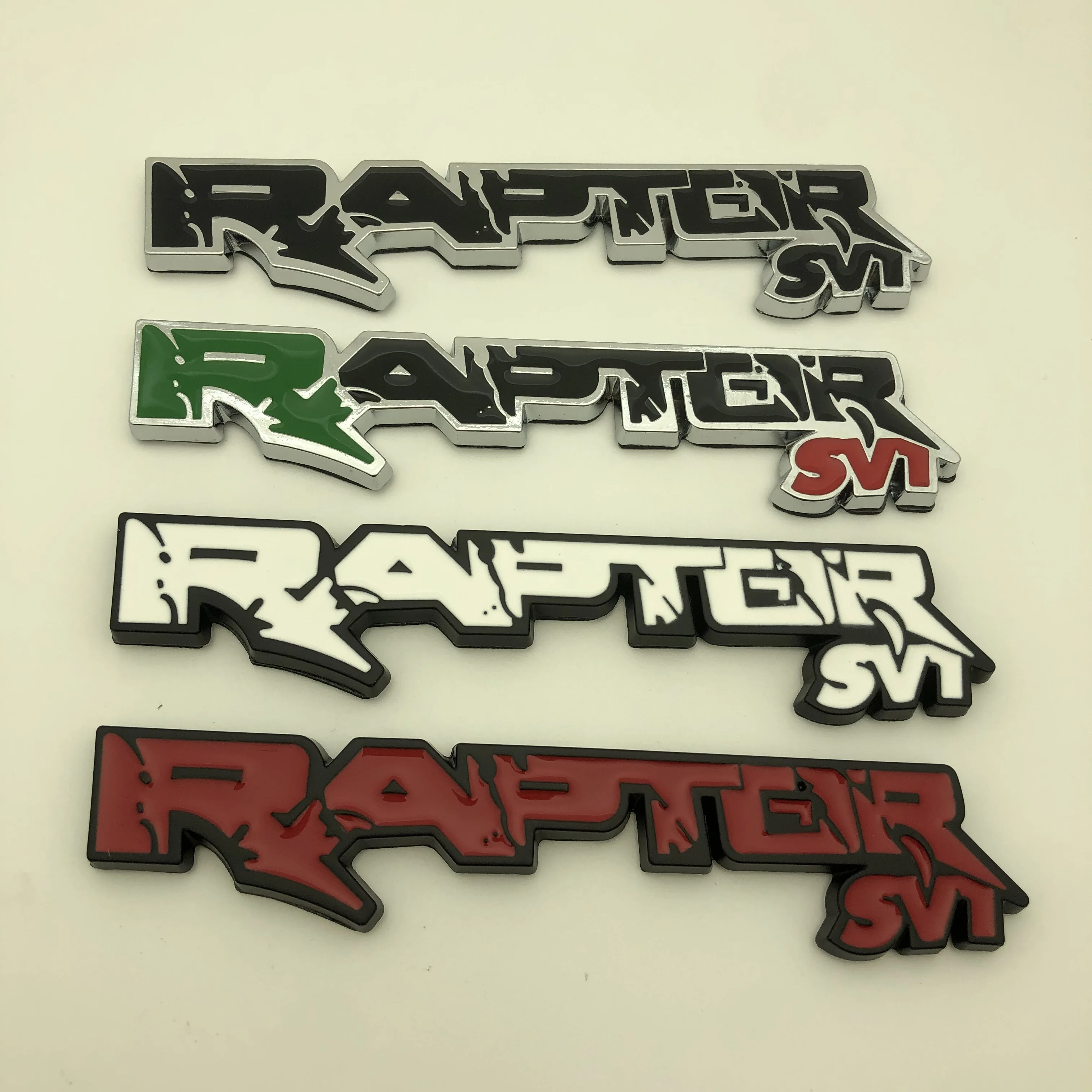 

Car Rear Badge Sticker Fender Trunk Decorative Emblem For Ford Raptor SV1 F150 F250 F350 Mustang Mondeo Kuga RANGER Fiesta