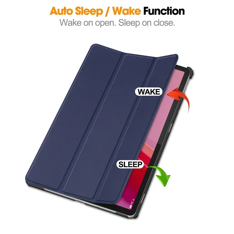 Suporte Tri-folding Smart Tablet Cover para Lenovo Tab M11 Xiaoxin Pad 11 Case 2023 - Imagem 4