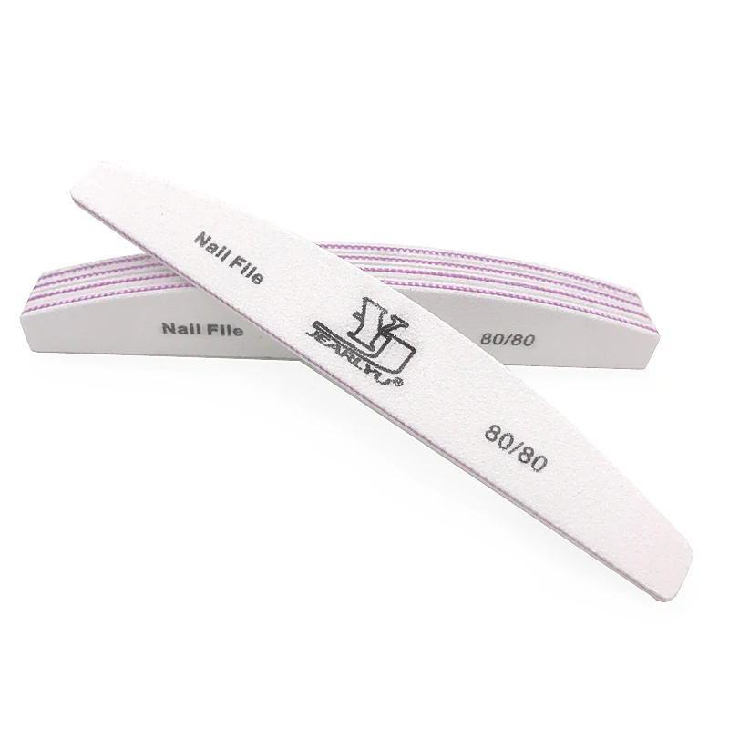 Vibrant 5-Piece Nail File Set - Professional Multi-Grit Manicure Tools