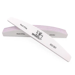 Vibrant 5 - Piece Nail File Set - Professional Multi - Grit Manicure Tools (5pcs White Grit - 80)