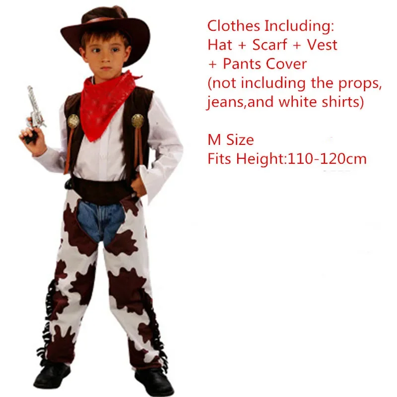 Boys Girls West Cowboy Cosplay Costume Men Performance Clothing Party Decoration costume for kids women